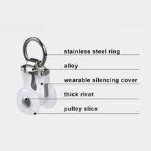 Load image into Gallery viewer, 10/30Sets Thickened Curtain Roller Wheels Silent Glide Ball for Curtain Track for Home Hotel Window Hardware