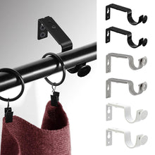 Load image into Gallery viewer, Adjustable Ceiling Mount Curtain Rod Bracket with Screws Simple Design Rod Holder for Living Room Bedroom Floor-to-Ceiling Window Home Hardware Support