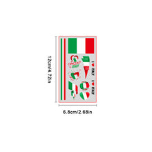 Load image into Gallery viewer, 10 Sheets National Flag Temporary Face Stickers for Football Soccer Sports Games Fan Parties Gatherings Face Tattoo Stickers