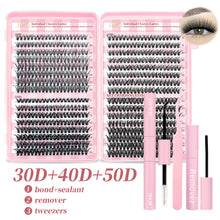 Load image into Gallery viewer, Large Quantity 5D Shaped Eyelash Extension Premade Fans W Volume Lashes D Curvature Thick Curled False Eyelashes