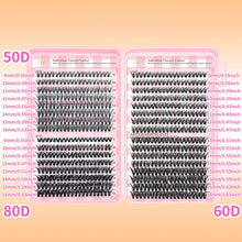 Load image into Gallery viewer, Large Quantity 5D Shaped Eyelash Extension Premade Fans W Volume Lashes D Curvature Thick Curled False Eyelashes