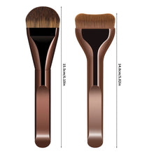 Load image into Gallery viewer, Ultra Thin Flat Tongue Foundation Brush Broad Wide Head Soft Bristles Makeup Tool for Liquid Cream Foundation Blending Flawless Face