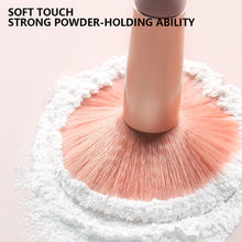 Load image into Gallery viewer, 8Pcs Mini Travel Makeup Brushes Set Portable Soft Bristles Foundation Blush Eyeshadow Blending Brush Kit with Pouch for Beginner