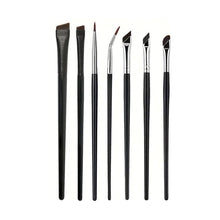Load image into Gallery viewer, Eyeshadow Brush Set Professional Nylon Fiber Eye Makeup Brushes for Blending Shading Detail Work Travel Brow Tool Kit for Women