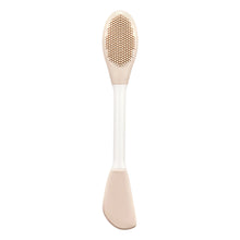 Load image into Gallery viewer, 2 in 1 Silicone Face Cleanser Brush & Mask Applicator Reusable Dual-Sided Facial Massager for Deep Pore Cleansing Exfoliating Tool Travel-Friendly