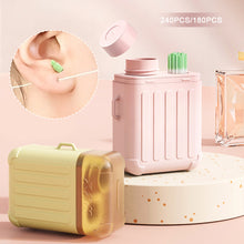 Load image into Gallery viewer, 180/240PCS Ear Piercing Cleaning Effective Ear Hole Cleaner Tool Disposable Earrings Hole Clean Paper Line for Removing Dirt Odor