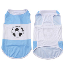Load image into Gallery viewer, Pet Colthes Soccer Country Flag Dog Cat Vest Breathable Mesh for Small Medium Dogs and Cats Sports Fan Pet Apparel for Game Day