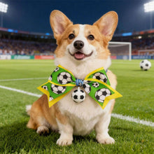 Load image into Gallery viewer, Football Print Cat Dog Collar Adjustable Nylon Breakaway Collar for Small Medium Dogs and Cats Sports Pet Accessory for Daily Wear & Game Day