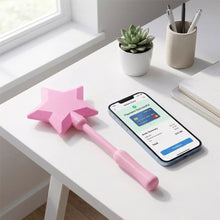 Load image into Gallery viewer, 3D Printed Star Light Magic Wand NFC Payment Holder Contactless Card Holder Tap to Pay for Smart Watch Band Phone Wallet Keychain