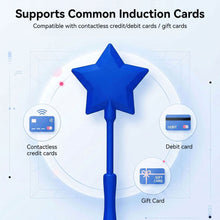 Load image into Gallery viewer, Star Light Magic Wand NFC Payment Holder Contactless Card Holder Tap to Pay for Smart Watch Band Phone Wallet Keychain