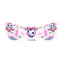 Load image into Gallery viewer, Football Tattoo Stickers Makeup Face Temporary Tattoos Sticker for Face Arms Body Easy To Use and Remove Paper Stickers