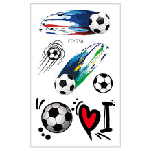 Load image into Gallery viewer, Football Tattoo Stickers Football Game Face Stickers Football Cheerleading Stickers Football Theme Party Decoration Birthday Gift