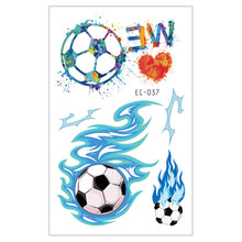 Load image into Gallery viewer, Football Tattoo Stickers Football Game Face Stickers Football Cheerleading Stickers Football Theme Party Decoration Birthday Gift