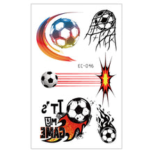 Load image into Gallery viewer, Football Tattoo Stickers Football Game Face Stickers Football Cheerleading Stickers Football Theme Party Decoration Birthday Gift