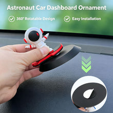 Load image into Gallery viewer, Creative Car Ornament Astronaut Dashboard Parking Sign with Hidden Phone Number Cool Spaceman Figurine for Interior Decoration & Gift