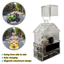 Load image into Gallery viewer, Solar Powered Car Swing Shake Head Creative Acrylic Wobbler Stand Ornament DIY Car Interior Decoration Cute Home Display Accessories
