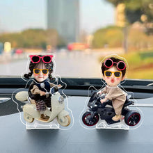 Load image into Gallery viewer, Auto Swing Shake Head Wobbler Stand Ornament Creative Acrylic Car Interior Decoration Cute DIY Home Photocard Display Gift Accessories