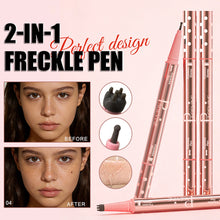 Load image into Gallery viewer, Double Headed Wild Spot Pens Freckle Mole Pens Naturally Show Colors Makeup Cosmetic Freckle Dot Pen Freckle Stamp Pen