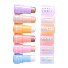 Load image into Gallery viewer, Jelly Highlighter Stick Shimmer Glow Multi-use Highlight Stick Jelly Texture Eyeshadow Stick Face Body Glitter Makeup