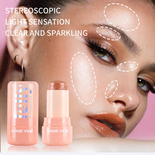 Load image into Gallery viewer, Jelly Highlighter Stick Shimmer Glow Multi-use Highlight Stick Jelly Texture Eyeshadow Stick Face Body Glitter Makeup