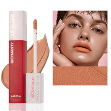 Load image into Gallery viewer, Matte Square Tube Lip Gloss Moisturizing Long-Lasting Color Non Stick Cup Liquid Waterproof Lip Glaze Women Makeup Cosmetic