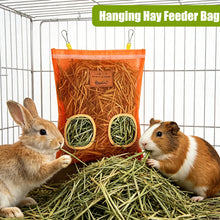Load image into Gallery viewer, New Hanging Pouch Transparent Hay Feeder Bag Suitable for Rabbit or Guinea Pig Small Pet Daily Feeding Supplies