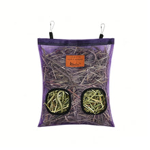 Load image into Gallery viewer, New Hanging Pouch Transparent Hay Feeder Bag Suitable for Rabbit or Guinea Pig Small Pet Daily Feeding Supplies