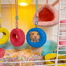 Load image into Gallery viewer, Durable Solid Hamster Pet Climbing Toy Sweet Donut Shape Bite Resistant Chewing Entertainment Toy Small Pets