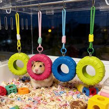 Load image into Gallery viewer, Durable Solid Hamster Pet Climbing Toy Sweet Donut Shape Bite Resistant Chewing Entertainment Toy Small Pets