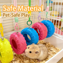 Load image into Gallery viewer, Durable Solid Hamster Pet Climbing Toy Sweet Donut Shape Bite Resistant Chewing Entertainment Toy Small Pets