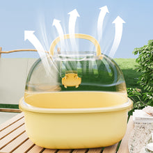 Load image into Gallery viewer, Acrylic Transparent Large Space Hamster Cage Portable Outdoor Travel Habitat Box For Small Rodent Pets