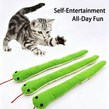 Load image into Gallery viewer, Vivid Snake Shaped Dog Chew Toy Soundable Interactive Molar Plush Toy Relieve Boredom Pet Entertainment Supplies