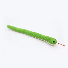 Load image into Gallery viewer, Vivid Snake Shaped Dog Chew Toy Soundable Interactive Molar Plush Toy Relieve Boredom Pet Entertainment Supplies