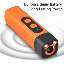 Load image into Gallery viewer, Dual-core Ultrasonic Rechargeable Anti Barking Device Pet Training Control Device With LED Light Stop Barking