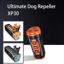 Load image into Gallery viewer, New USB Rechargeable Dual-head Ultrasonic High Power Pet Training Control Device With Lighting Flashlight