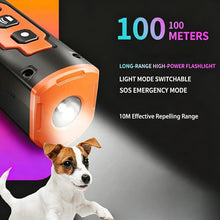 Load image into Gallery viewer, New USB Rechargeable Dual-head Ultrasonic High Power Pet Training Control Device With Lighting Flashlight