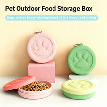 Load image into Gallery viewer, Portable Outdoor Travel Pet Bowl Feeding Bowl Multifunctional Food Bowl For Pet Outdoor Walking Camping Use