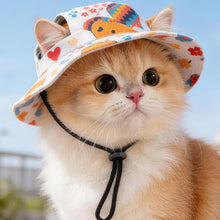Load image into Gallery viewer, Hat Adjustable Ear Exposed Pet Sun Hat Breathable UV Protection Sun Hat For Dogs Cats Outdoor Travel Use