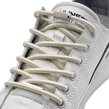 Load image into Gallery viewer, 1Pair Round Elastic Buckle Shoelaces Metal Buckle Quick Wear Lazy Shoelaces For Sneakers Canvas Shoes