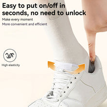 Load image into Gallery viewer, NICE Round Elastic No Tie Buckle Shoelaces Quick Wear Lazy Laces For Kids Adults Sneakers Canvas Shoes