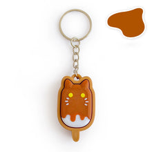 Load image into Gallery viewer, Relief Toy 3D Printed Chocolate Ice Cream Shape Fidget Click Toy Portable Stress Relief Toy Keychain Pendant