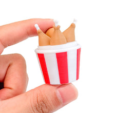 Load image into Gallery viewer, 3D Printed Stress Relief Toy Creative Fast Food Click Toy Fried Chicken Fries Popcorn Portable Keychain Pendant
