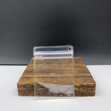 Load image into Gallery viewer, PVC Offset Hole Transparent Storage Bag Anti Oxidation Jewelry Sealed Bag Keychain Packaging Hole Design Pouch
