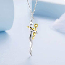 Load image into Gallery viewer, Creative Necklace Parent-Child Embrace Pendant Necklace Fashion Couple Commemorative Jewelry Holiday Gift