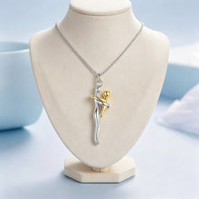 Load image into Gallery viewer, Creative Necklace Parent-Child Embrace Pendant Necklace Fashion Couple Commemorative Jewelry Holiday Gift