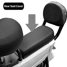 Load image into Gallery viewer, 1pcs/2pcs/3Pcs Set Electric Bicycle Leather Seat Front Rear Back Saddle Cover Motorcycle Rear Seat Saddle Protector Cycling Cushion All-Season Elastic Jacquard Cushion