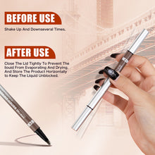 Load image into Gallery viewer, Dual Ended Eyebrow Pencil Square Angled Brush Multifunctional 3D Brow Dye Cream Anti-smudge Waterproof Eyebrow Tint Pen