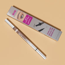 Load image into Gallery viewer, Dual Ended Eyebrow Pencil Square Angled Brush Multifunctional 3D Brow Dye Cream Anti-smudge Waterproof Eyebrow Tint Pen