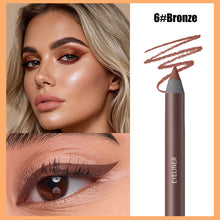 Load image into Gallery viewer, Eyeliner Pen Waterproof Sweatproof Long Lasting Smudge Proof Hard Refill Eyebrow Pencil Gel Eyeliner Makeup Cosmetic