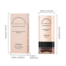 Load image into Gallery viewer, Velvet Moist Light Eraser Foundation Stick with Brush Long-Lasting Flawless Concealer Cream Makeup for Face Beauty Cosmetic